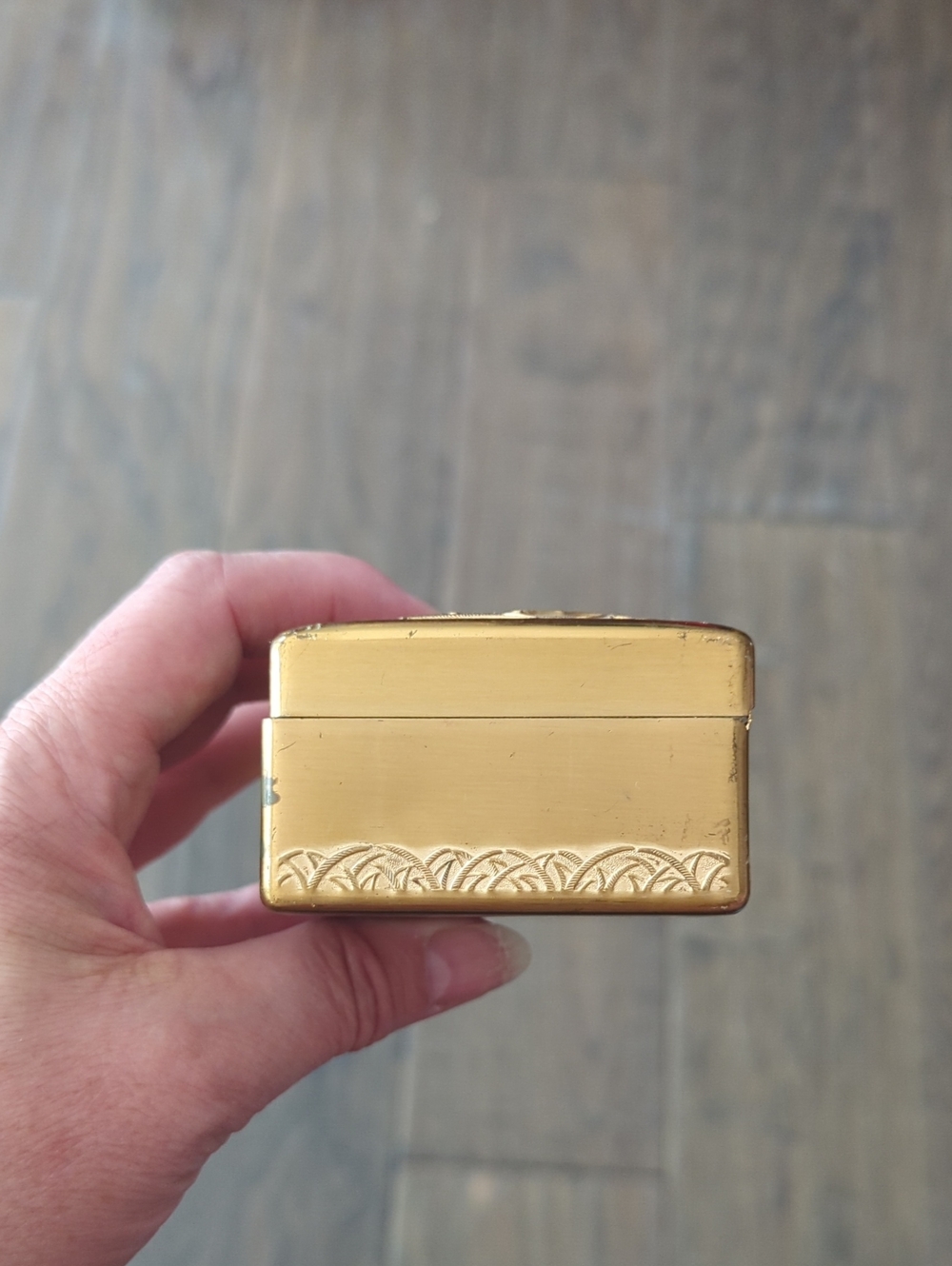 Vintage 1951 CERTINA EA Watch Box Art Deco Style Brass - Picture 6 of 9